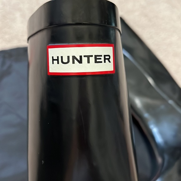 HUNTER Arolla wedge rain boots size 10 - Picture 12 of 16